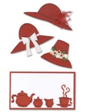 Westrim Paper Bliss Embellishment - Red Hats