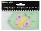 Westrim Paper Bliss Dimensional Bag Tags - Butterfly