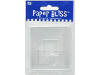 Westrim Paper Bliss Acrylic Embellishment Clear Expressions Frames Small Square 3/pk