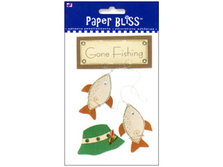 Westrim Paper Bliss Embellishment - Gone Fishing