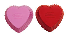 Wilton Silicone Baking Cups - Heart