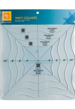 Wrights EZ Quilting Wavy Squares Template