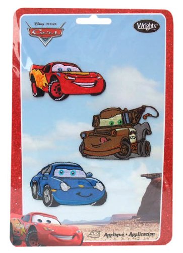 Wrights Appliques Iron On - Disney Cars 3 pc