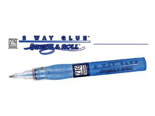Zig Two Way Glue \Squeeze & Roll