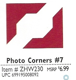 Zip'eCut Die - Hardware Photo Corners #7